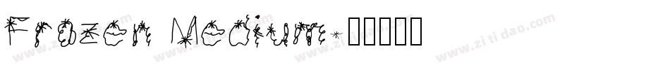 Frozen Medium字体转换